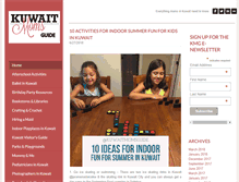 Tablet Screenshot of kuwaitmomsguide.com